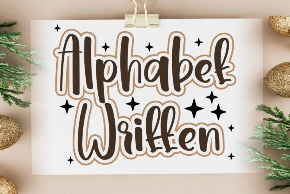 Alphabet Written: The Elegant Typeface for Modern Brand Identity