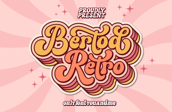 Bertod Retro: The Playful Typeface for Modern Editorial Design