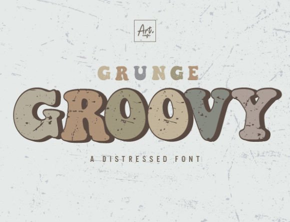 Bringing Vintage Soul to Your Shop with Grunge Groovy Typeface