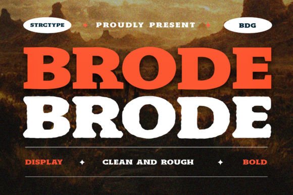 Brode: The Bold Display Font That Elevates Small Business Branding