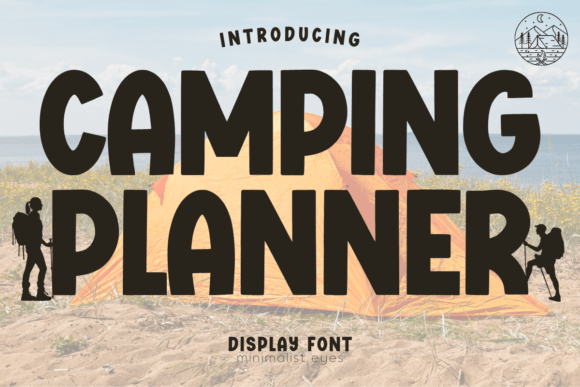 Camping Planner: A Bold Display Typeface for Editorial Projects