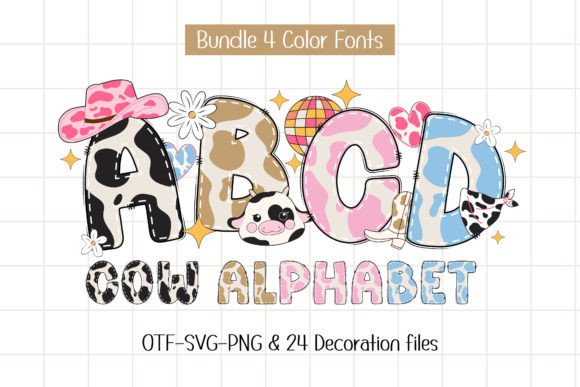 Cow Alphabet: A Charming Display Typeface for Editorial Design