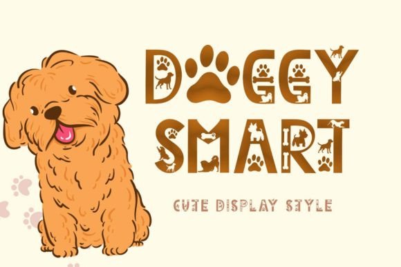 Doggy Smart: A Playful Display Font for Brand Identity Projects