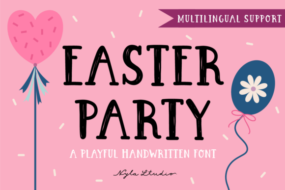 Easter Party: A Sweet Display Font for Festive Editorial Design