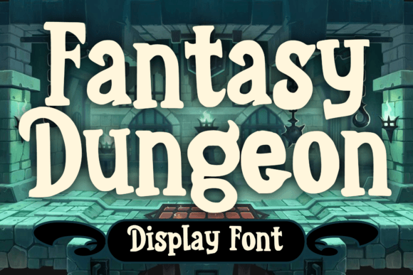 Fantasy Dungeon: The Perfect Medieval Display Font for Your Brand