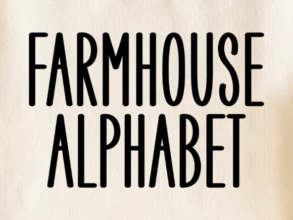 Farmhouse Alphabet: A Premium Display Typeface for Modern Web Design