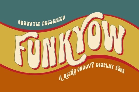 Funkyow: The Retro Display Font for Playful Editorial Design