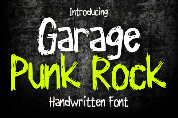 Garage Punk Rock: The Ultimate Grunge Display Font