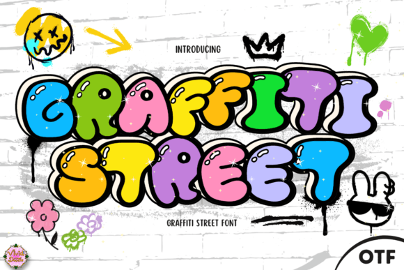 Graffiti Street Typeface for Edgy Digital Branding