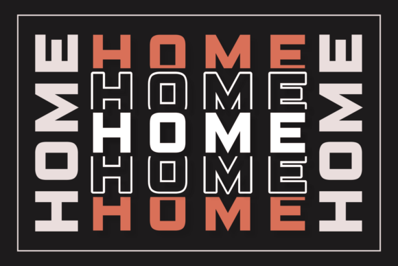 Home Stacked Style: The Modern Typeface for Editorial Design