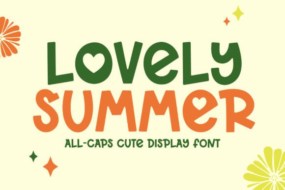 Lovely Summer: The Cute Bold Handwritten Font for Your Brand