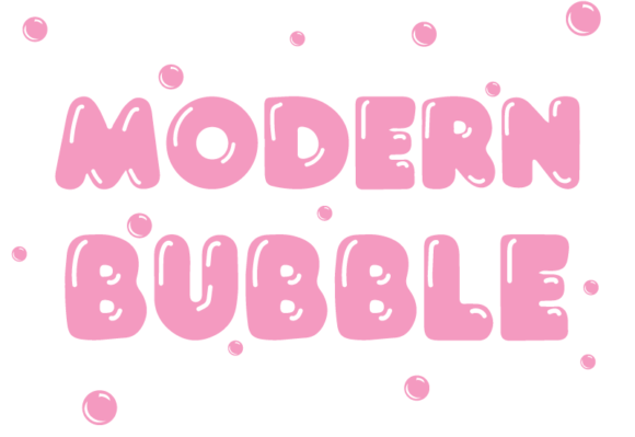 Modern Bubble: A Playful Display Font for Creative Projects