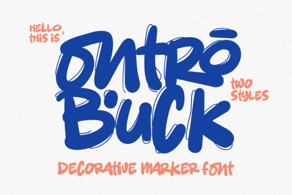 Ontro Buck: The Bold Display Font for Modern Editorial Design