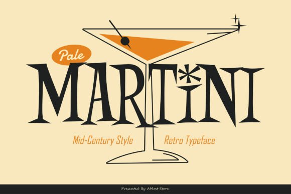 Pale Martini: The Mid-Century Retro Font for Scroll-Stopping Visuals
