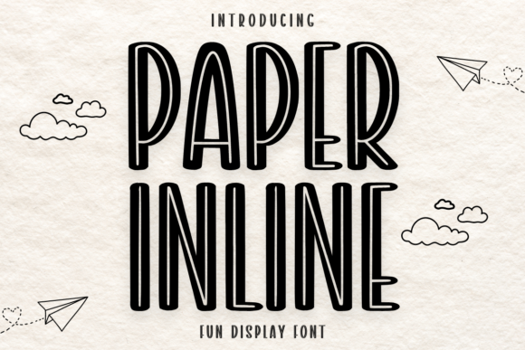 Paper Inline: The Quirky Display Font for Joyful Branding