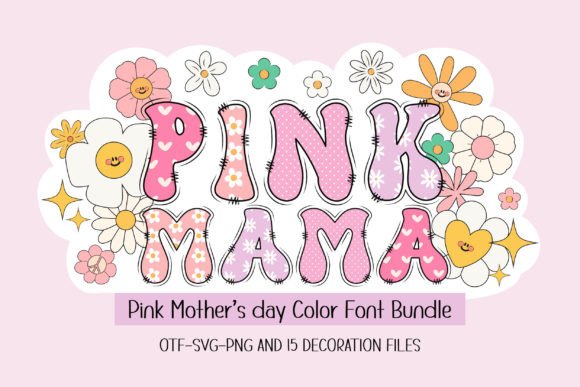 Pink Mama: The Groovy Display Font for Mother's Day Campaigns