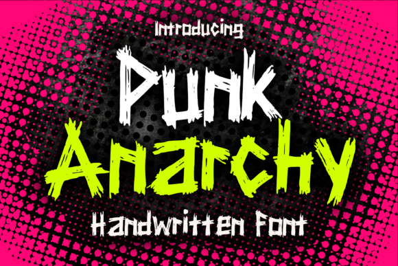 Punk Anarchy Typeface for Bold Digital Branding