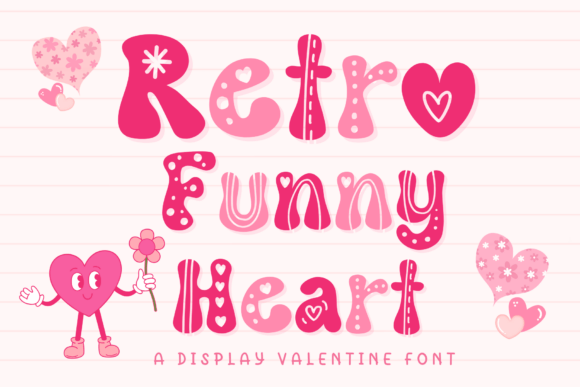 Retro Funny Heart: A Groovy Display Font for Creative Brands