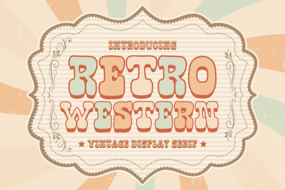 Retro Western: The Perfect Display Font for Handmade Brands