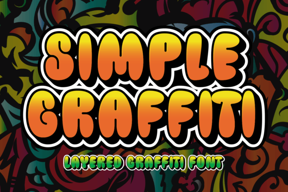 Simple Graffiti: The Bold Font for Edgy Brand Identity