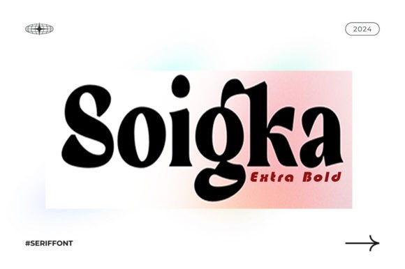 Soigka: The Modern Display Typeface for Campaign Design