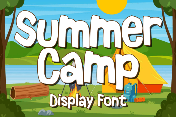 Summer Camp: The Playful Display Font for Seasonal Campaigns