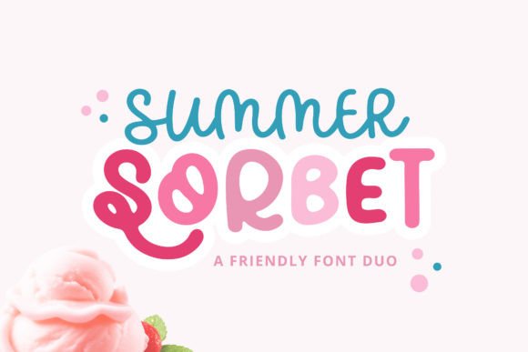 Summer Sorbet: The Perfect Groovy Display Font for Digital Brands