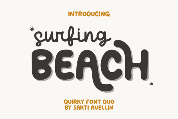 Surfing Beach Duo: The Handwritten Font for Authentic Branding