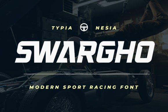 Swargho: The Modern Sport Racing Font for Dynamic Editorial Design