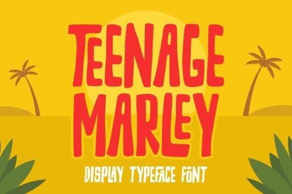 Teenage Marley: A Tropical Display Typeface for Bold Branding