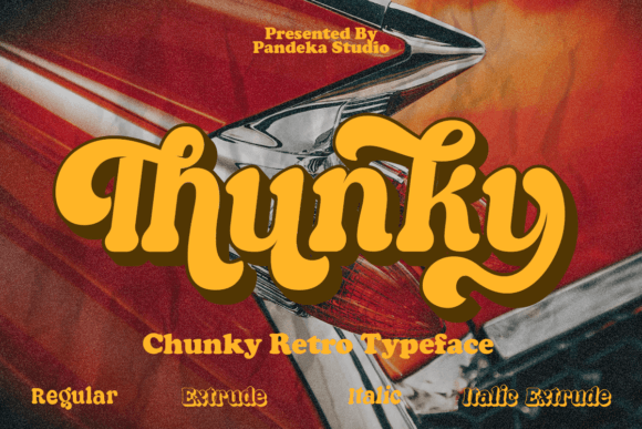 Thunky: A Retro Serif Display Font for Editorial Design