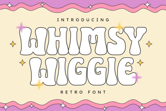 Whimsy Wiggle: The Retro Font for Creative Projects